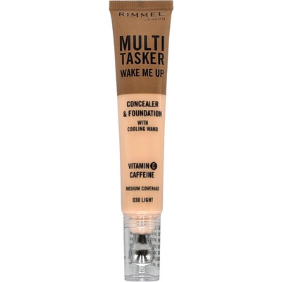 Rimmel London Multi Tasker rozjasňující korektor a make-up 030 Light 20 ml