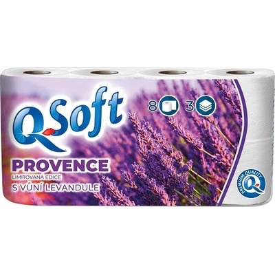 Q-Soft Levanduľa 3-vrstvový 8 ks