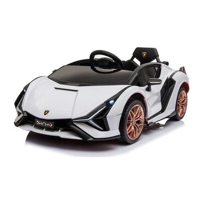 Eljet detské elektrické auto Lamborghini Sian bielá