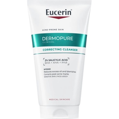 Eucerin DermoPure Clinical Correcting Cleanser ексфолиращ почистващ гел за лице и тяло 150ml