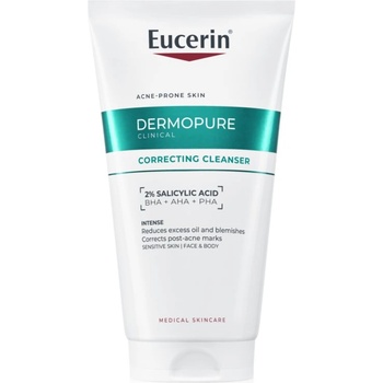 Eucerin DermoPure Clinical Correcting Cleanser ексфолиращ почистващ гел за лице и тяло 150ml
