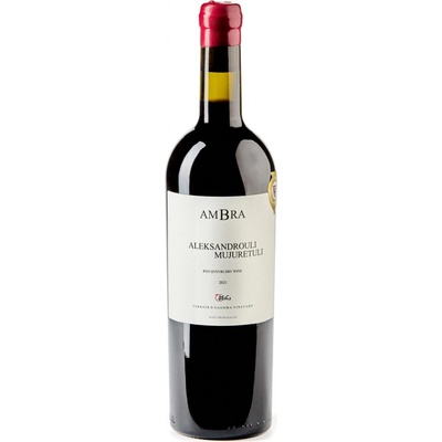 Ambra Kvevri červené Aleksandrouli-Mujuretuli 2021 suché 13% 0,75 l (holá láhev)