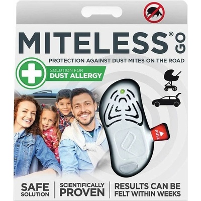 Tickless Ultrazvukový repelent proti roztočům Miteless Go White