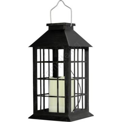 Kobi LED Соларна висяща лампа LED/0, 02W/1, 2V 1xAA 2700K IP44 200 mAh черен (KB0472)