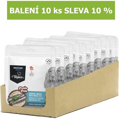 Mediterranean Natural Tapas Snack Dog Sardine with Omega gF 10 x 150 g