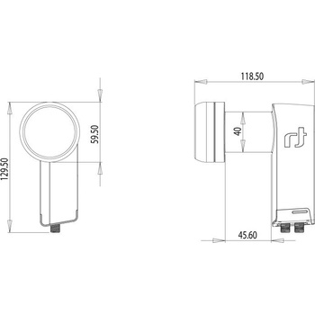 Inverto LNB Twin Black Ultra 0,2 dB