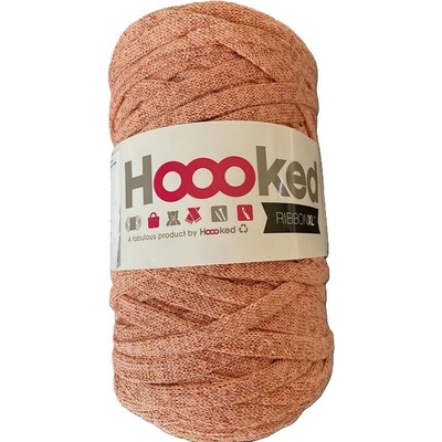 Špagetová příze Hooked Ribbon XL broskvová