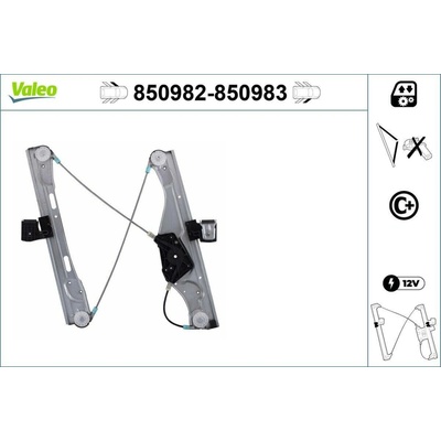 Zvedací zařízení oken VALEO 850982