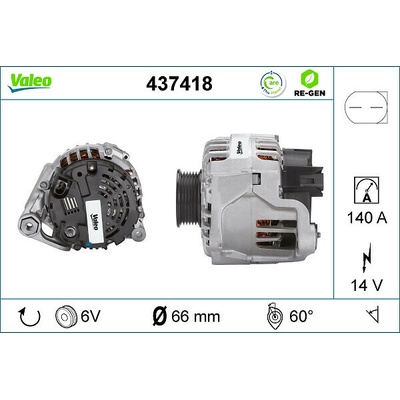 Alternátor VALEO 437418