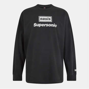 Levi's Фланелка с дълъг ръкав Levis x Oasis Long Sleeve Tee - Black