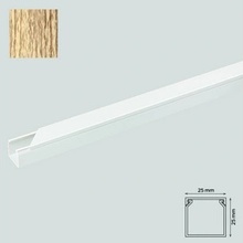 Canalux Žľab 25 x 25 mm buk