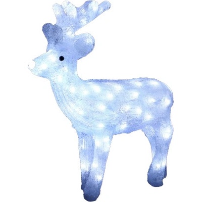 ACA Lighting LED vianočný sob 49 cm vonkajšie aj vnútorné studená biela