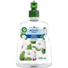 Air Wick Active Fresh náplň do difuzéru na vodní bázi svěží bavlna 228 ml