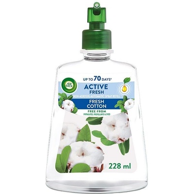 Air Wick Active Fresh náplň do difuzéru na vodní bázi svěží bavlna 228 ml – Zboží Mobilmania