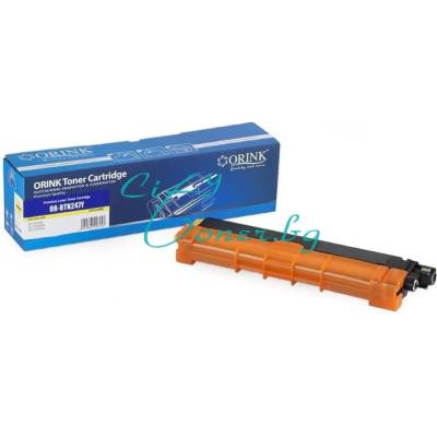 Compatible Brother TN-247 Yellow ORINK Съвместима тонер касета (TN-247Yellow)