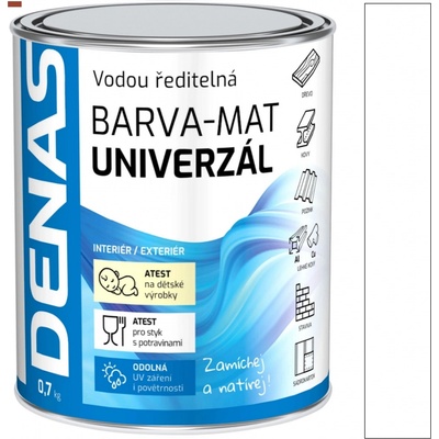 Denas Univerzál mat 0,7 kg bílá – Zboží Mobilmania