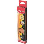 Maped Графитен молив с гума, HB, триъгълен, MAPED "BlackPeps" 851721FC (851721FC)