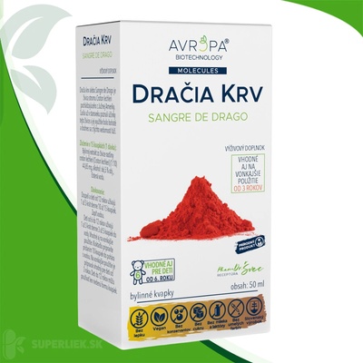 AVROPA Dračia krv bylinné kvapky 50 ml