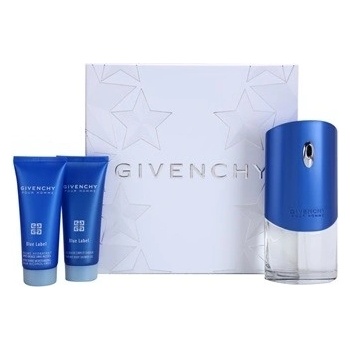 Givenchy Pour Homme Blue Label EDT 100 ml + sprchový gel 75 ml + balzám po holení 75 ml dárková sada