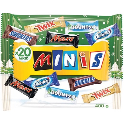 Mars Winter Minis mix tyčinek 400 g