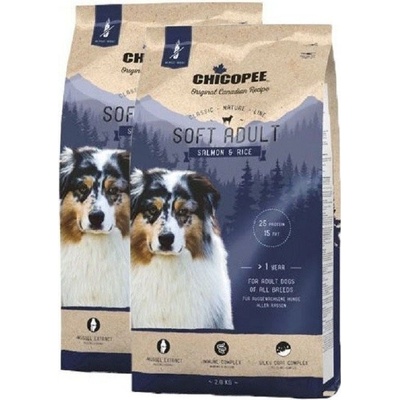 Chicopee Classic Nature Soft Adult Salmon & Rice 2 x 15 kg