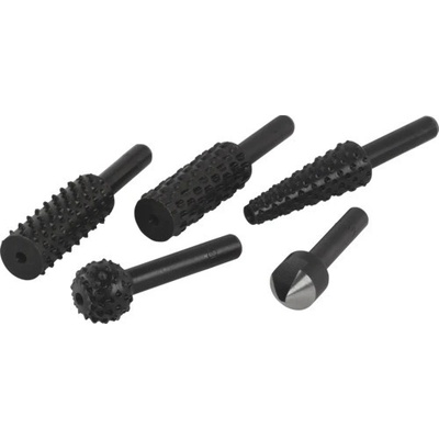 Rašple a záhlubník Wolfcraft na dřevo a kov set 5ks