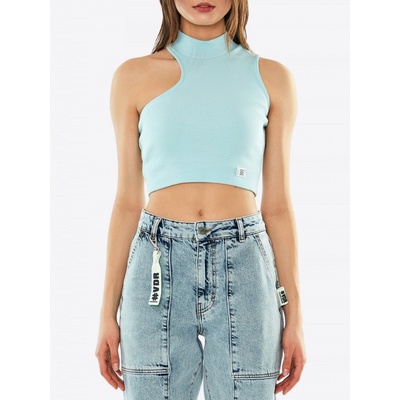 #VDR #VDR Celeste Blue Crop Top