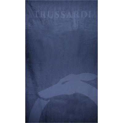 Trussardi plážová osuška modrá 88 x 190 cm
