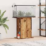 vidaXL Стойка за аквариум, старо дърво, 36x75x72, 5 см, инженерно дърво (857290)