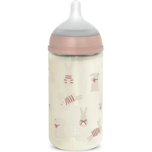 Suavinex Wonderland SX PRO +3 MF детско шише Pink Rabbit 240ml