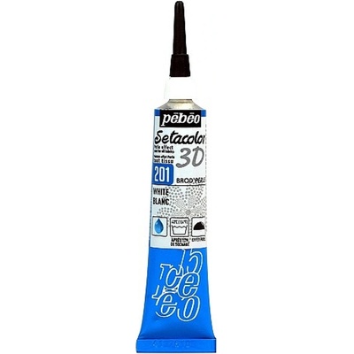 Pébéo Setacolor 3D Brod´perle 20 ml 201 white