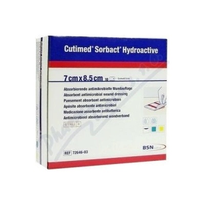 Cutimed Sorbact H. 7 cm x 8,5 cm10 ks 7264603