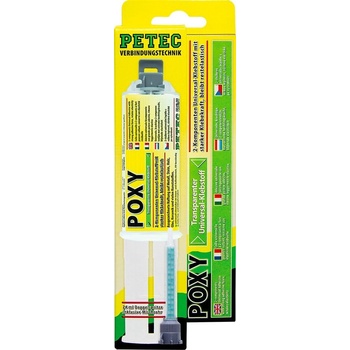PETEC 98425 Dvojkomponentné epoxy-živicové lepidlo, 24g