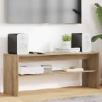 vidaXL ТВ шкаф 100 x 30 x 40 см Дъб Инженерна дървесина (8000339)
