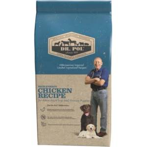 Dr. Pol High Energy Chicken Active and Puppy Dog - висококачествена храна за активни кучета и подрастващи БЕЗ ЗЪРНО с пиле 2 кг - САЩ