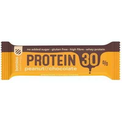 bombus Протеиново блокче 30% Protein Bar - Bombus шоколадов фъстък