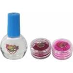 Leantoys Beauty Set Nail Polish Loose Glitter Stencils