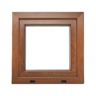 Bravo Plastové okno OS1 Color levé 600 x 600 mm zlatý dub/bílá