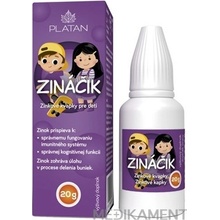 Naturlands PLATAN Zináčik 20 g zinkové kvapky pre deti 20 g