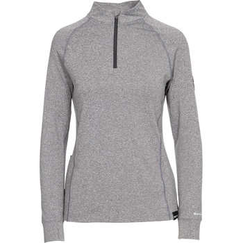 DLX Тениска DLX Women's Briana Long-Sleeve Performance T-Shirt - Grey Marl
