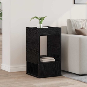 vidaXL Крайна масичка Черния дъб 30 x 30 x 56 см Инженерна дървесина (890930)