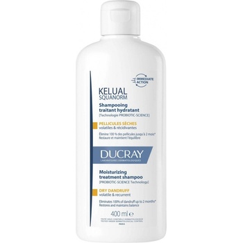 Ducray Kelual Squanorm Hydratačný ošetrujúci šampón proti suchým lupinám 400 ml