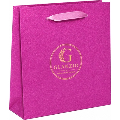 Glanzio darčeková taška Sparkle – Ružová 82285