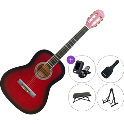 Pasadena SC041 3/4 RB SET Red Burst Класическа китара с размер 3/4
