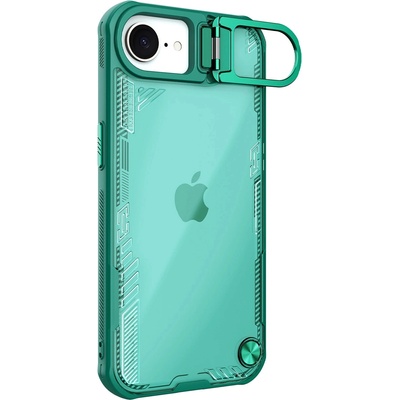 Nillkin Калъф Nillkin Iceblade Prop със стойка за iPhone 16e - зелен (6902048296350)