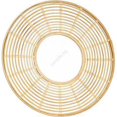 EGLO 425029 - Стенно огледало MITSUKE, пр. 55 см, бамбук (EG425029)