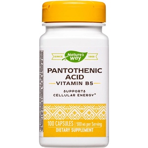 Nature's Way Pantothenic Acid (Vitamin В5), 100 капсули, Nature's Way
