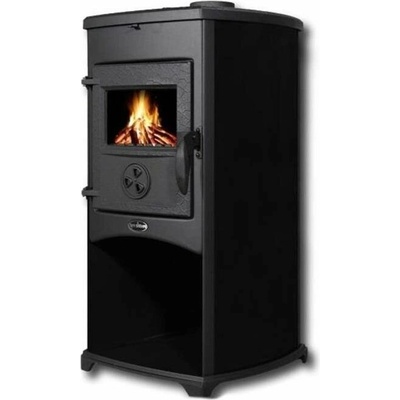 Tim Sistem NORA ECO 8,56 kW vývod horní 120 mm na tuhé palivo bez výměníku černé