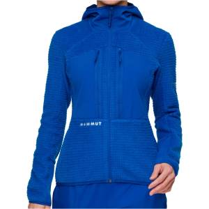 Mammut Дамско поларено яке Mammut Women's Eiger Nordwand Pro Midlayer Air Hooded Fleece jacket - Eiger Blue - размер XL (105-6759-0215)
