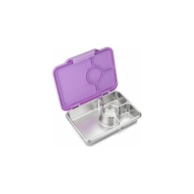 Yumbox Krabička na desiatu desiatový box nerezový Pret RVS 4 Lavande Purple